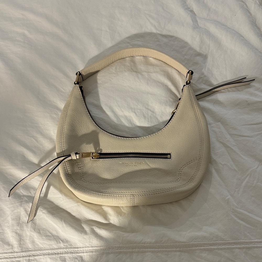 Marc Jacobs Cream Leather Hobo Bag